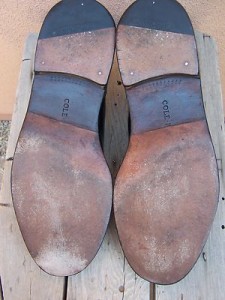 Cole Haan Mens Dress Shoes Size 9.5D Black Leather Casual Slip On Buckle Loafers