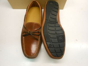 NEW COLE HAAN PASEO PAPAYA LEATHER CAMP MOC STYLE DRIVING SHOES
