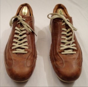 $195 COLE HAAN NIKE AIR Soles Brown Leather Fashion Athletic Sneakers Shoes 11M