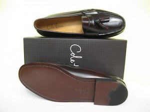Cole Haan Mens Shoes $158 NEW Pinch Tassel Burgundy Leather 7.5 E
