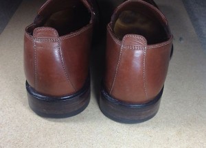 COLE HAAN BROWN LEATHER SLIP ON LOAFERS SIZE 10 MEDIUM