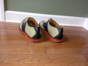 Cole Haan Saddle Oxford 11.5D 264301 Olive/Navy