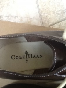 mens cole haan shoes size 11.5 brown