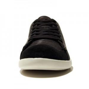 $225 Hugo Boss ORANGE Label Sneakers Black Mens Shoes 11 44 Trainers 10.5 White
