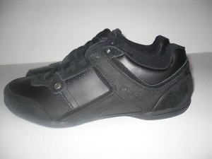 MEN DIESEL EXCURSE BLACK CLASSIC CASUAL SHOES LACE UP SIZE US 7.5 GREAT STYLE