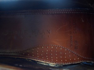 Cole Haan Brown Leather Mens Oxford Casual/Dress shoes size 8.5