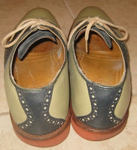 Mens Cole Haan USA Classic Leather Saddle Shoes sz 11 D