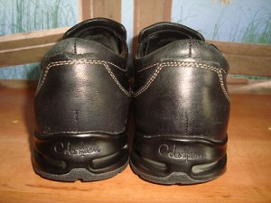 COLE HAAN ~ MENS NIKE AIR BLACK GLOVE SOFT LEATHER SLIPONS LOAFERS SZ 8.5M