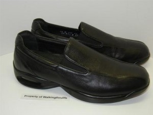 Cole Haan City Nike Air Mens Sz 7.5 M Black Leather Dress Loafers Shoes