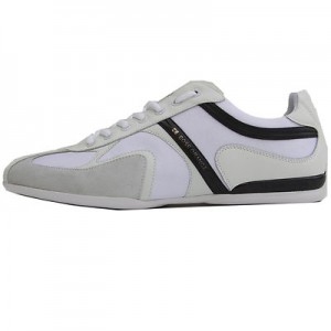 $225 Hugo Boss ORANGE Label Sneakers White Mens 13 46 Trainers Black 12.5 45.5
