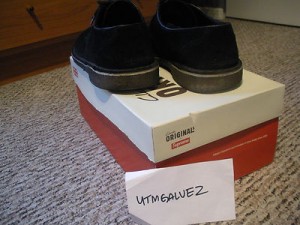 Supreme Clarks Desert Mali Boots Low Black 10.5 pcl vans desert boots wallabees