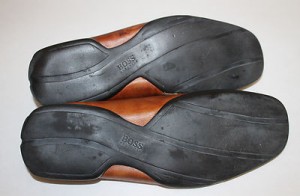Hugo Boss Mens Brown Leather Loafers 9