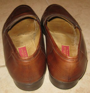 Mens Cole Haan Brn All Leather Classic Italian Penny Loafers sz 10.5 D