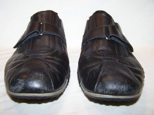 Cole Haan Nike Air Size 10 Black Leather Slip On Shoes #161