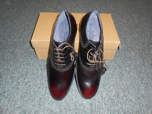 New Cole Haan Air Colton Saddle Burgundy/Black Size 10-1/2M