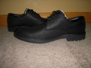 TIMBERLAND CITY ADVENTURE STORMBUCK PLAIN TOE OXFORDS SZ 9 BLACK LEATHER 77588