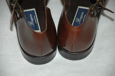 BRAGANO COLE-HAAN ITALIAN BROWN WOVEN LEATHER MENS 10M Gladiator Sandals Buckle