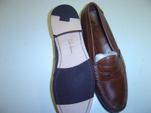 NEW MENS COLE HAAN “BOWMAN” TAN PENNY LOAFER LEATHER SHOES SIZE 10.5 M $158