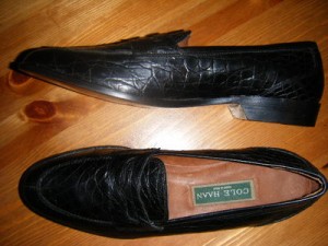 Cole Haan Genuine Alligator Loafers Made in Italy size  9 1/2 AA