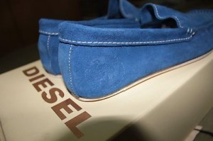 DIESEL suede leather loafers/driving shoes