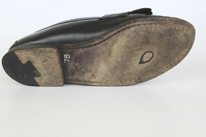 COLE HAAN CITY Men’s Black LEATHER Slip on LOAFERS w/ Buckle Size 10.5 D
