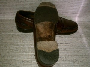COLE HAAN “COUNTRY” MEN’S BROWN LEATHER PENNY LOAFER SHOES SZ 11M