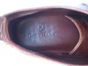 COLE HAAN BROWN LEATHER BICYCLE TOE OXFORDS MENS SIZE 13 MEDIUM