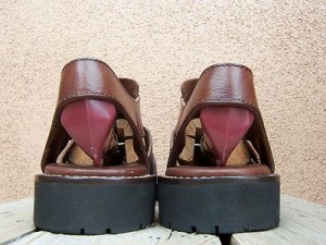 Cole Haan Mens Casual Dress Shoe Size 8.5D Brown Leather Slip On Sandal Loafer