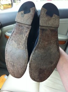 Cole Haan Size 9 1/2 Mens Burgundy Penny Loafers