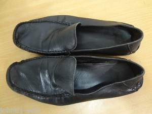 Boss Hugo Boss Mens Black Leather Loafers Shoes 9 China