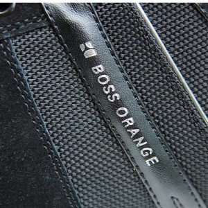 $225 Hugo Boss ORANGE Label Sneakers Mens Black Shoes 13 46 Trainers Walking .5