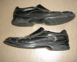 Cole Haan Nike Air Mens Shoes Black Leather 15M Loafers Slip Ons Country