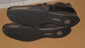 Mens Cole Haan Nike Air Brown Leather Slip-On Shoes Size 11 NICE!!!