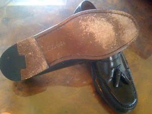 “VINTAGE” BEAUTIFUL BOLD & “BLACK” COLE HAAN”PINCH TASSEL”LOAFER SZ11(D) AWESOME