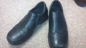 Cole Haan Mens Shoes Black Leather Slip Ons 15M