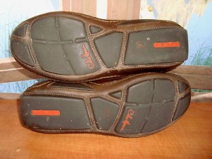 COLE HAAN ~ MENS BROWN DISTRESSED LEATHER DRIVING SHOES 8.5M ~ COMFY!