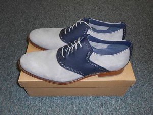 New Cole Haan Air Colton Saddle Ironstone/Black 10-1/2 M