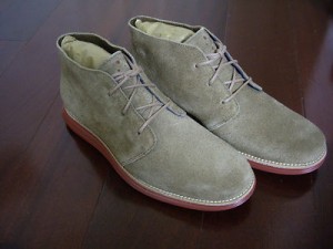 Cole Haan Nike Air LunarGrand Chukka Boots Beige Tan Size 9