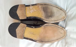 Cole Haan Black Leather Split Toe Oxfords Size 10 1/2D