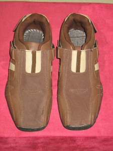 Mens PRE-OWNED Diesel Loop on Each Side Slip-on Sneakers Shoes – Brown – Size 10