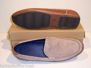 COLE HAAN Air Mitchell Venetian Size 13 M Tan Nubuck Leather Loafers Mens Shoes