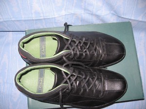CLARKS CELICA BLACK LEATHER SHOES MEN’S 8M