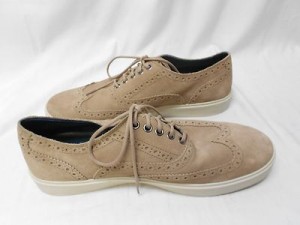 Cole Haan Mens Bergen Wingtip Suede Low Top Sneaker Oxford Shoes Size 10 M
