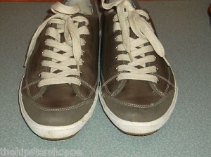 VINTAGE COLE HAAN MENS SOFT LEATHER LOW TOP SNEAKERS TAUPE 11 M HIPSTER
