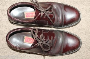 Cole Haan waterproof cordovan leather oxfords, size 9 M,