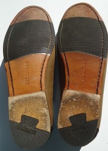COLE HAAN GENUINE HANDSEWN Two Tone BROWN TAN LOAFERS MENS Size 10 D