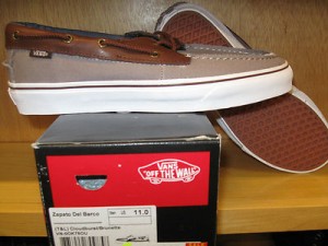 VANS Zapato Del Barco Mens SNEAKERS SHOES Cloud Burst Brunette Size 11 Reg $65