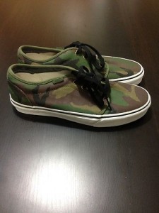 Mens Limited Edition Vans 106 Vulcanized Camo Camouflage Sz 10 New NWOB
