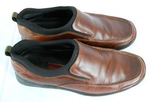 Cole Haan Nike Air Mens Brown Loafers Slip On Shoes 9.5 M