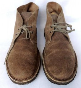 Men’s CLARKS Originals Desert Leather Ankle Desert Boots Shoes 11 M Sand/Khaki